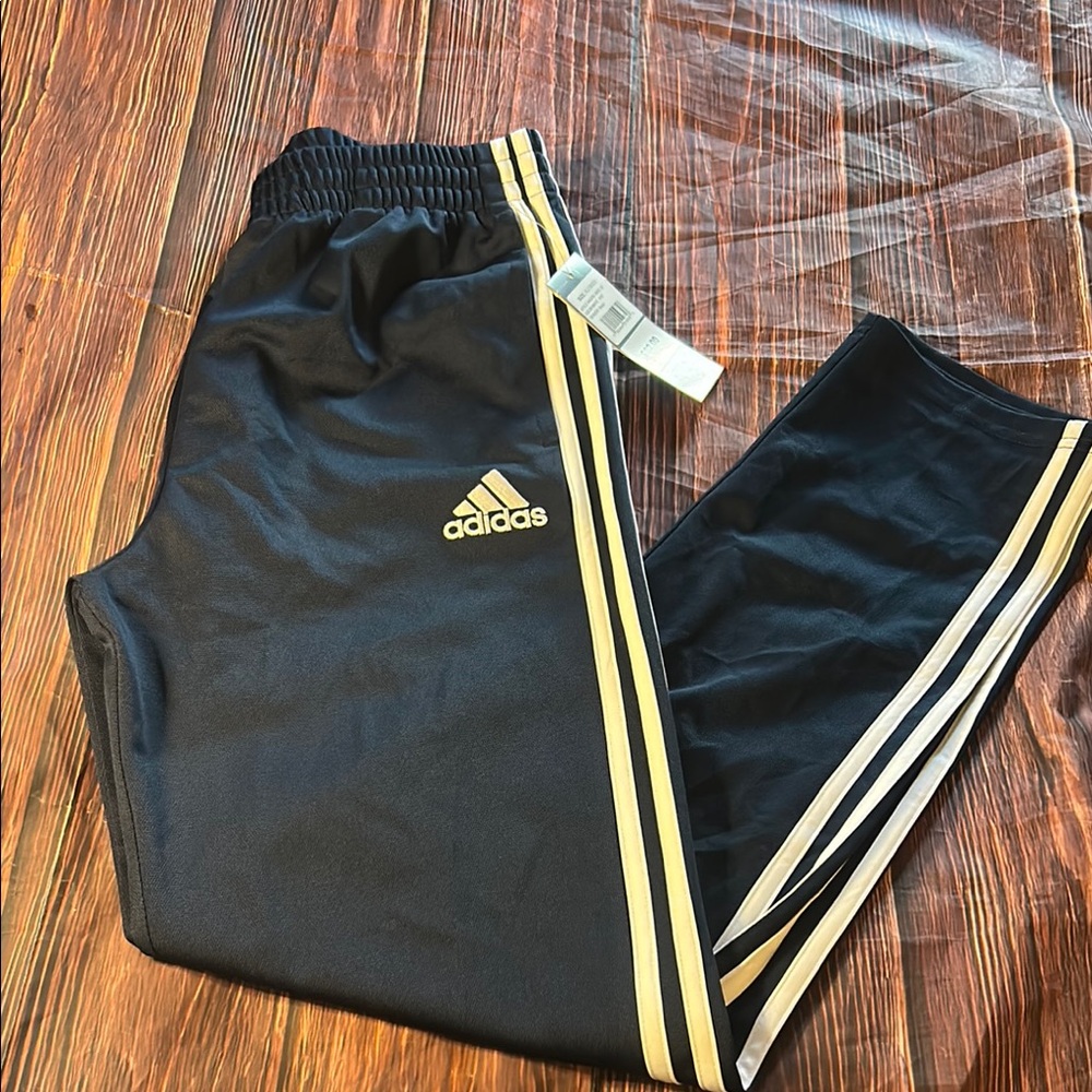 Adidas Boys XL 18-20 Track Pants New